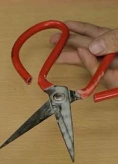 剪刀生锈怎么办？用上这个方法，立马去除锈渍，剪刀变锋利