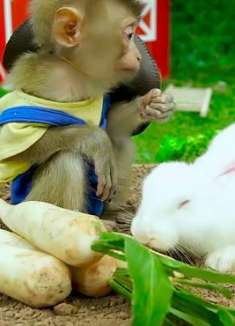 要不要过来和猴哥一起拔萝卜呢