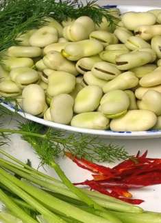 新鲜蚕豆炒茴香，江西农村却独爱这种吃法，粉糯鲜辣有味很下饭